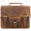 Rusty 13 inch laptoptas met klep